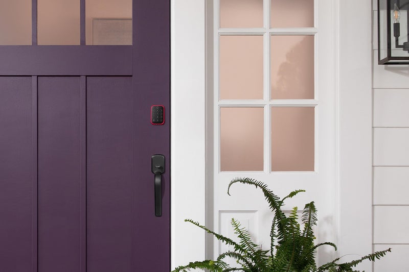 Yale Security Yale Assure Lock 2 إصدار محدود Deadbolt Viva Magenta Smart قفل باب الدخول بدون مفتاح مع لوحة مفاتيح متصلة بالواي فاي لإدخال الرمز والوصول عن بعد YRD450-WF1-VMP - Image 2